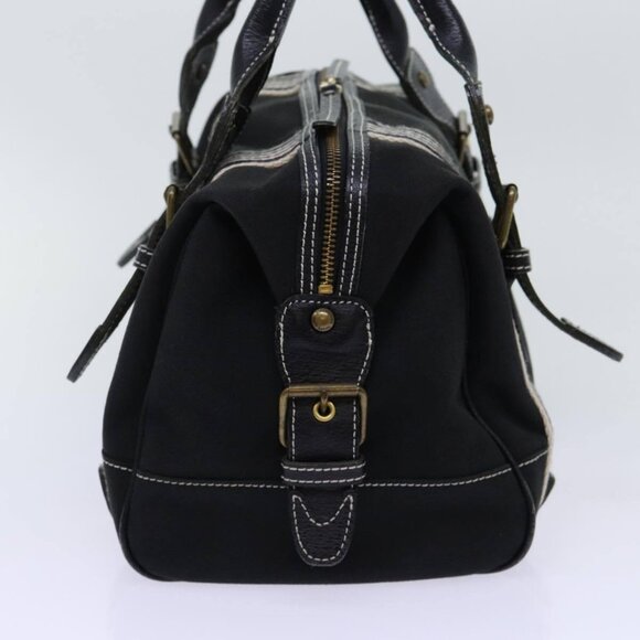 BURBERRY Hand Bag Canvas Black - Picture 5 of 16